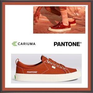 Cariama X Pantone Limited Edition Natureza Sneaker Burnt Orange Picante Size 6.5
